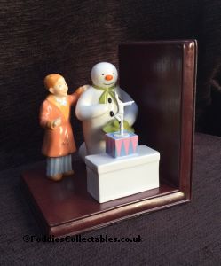 Coalport Snowman Bookend 2023 quality figurine
