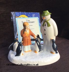 Coalport Snowman Penguin Pals 2023 quality figurine