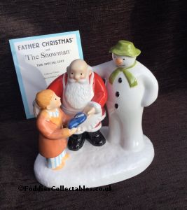 Coalport Snowman The Special Gift 2023 quality figurine