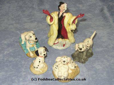 Fantastic Disney 101 Dalmation figurines from Royal Doulton