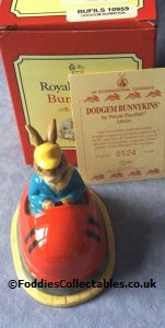 Royal Doulton Bunnykins Dodgem Bunnykins quality figurine