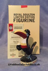 Royal Doulton Millennium Collectables Guinness Miner Toucan quality figurine