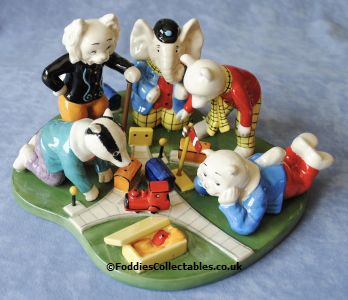 Royal Doulton Rupert The Bear Toy Railway quality figurine