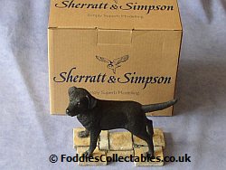 Sherratt Black Lab quality figurine