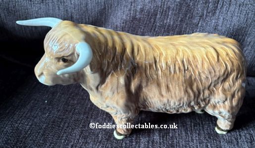 Beswick Cattle Highland Bull quality figurine
