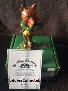 Beswick Sporting Characters A Round With Foxy Fox Playing Golf Rare Ltd Edition quality figurine