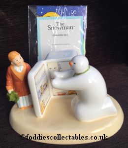 Coalport Snowman Chilling Out Ltd Edition quality figurine