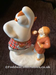 Coalport Snowman Highland Fling 2025 quality figurine