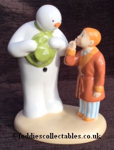 Coalport Snowman Snowman Hush quality figurine