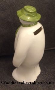 Coalport Snowman Snowman Money Box Back quality figurine