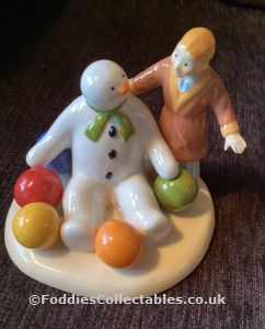 Coalport Snowman Soft Landing 2025 quality figurine
