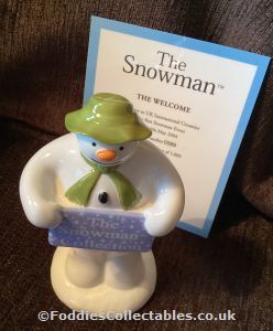 Coalport Snowman The Welcome 2025 quality figurine