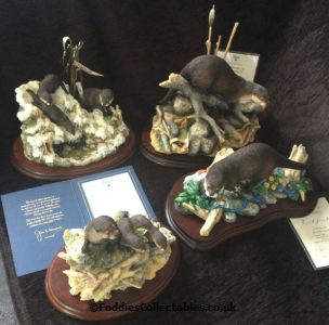 all new Border Fine Arts Otter figures