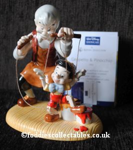 Royal Doulton Geppetto And Pinocchio quality figurine