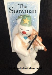 Royal Doulton Snowman Violinist Snowman quality figurine