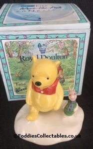 Royal Doulton Winnie The Pooh The More It Snows Tiddely Pom quality figurine